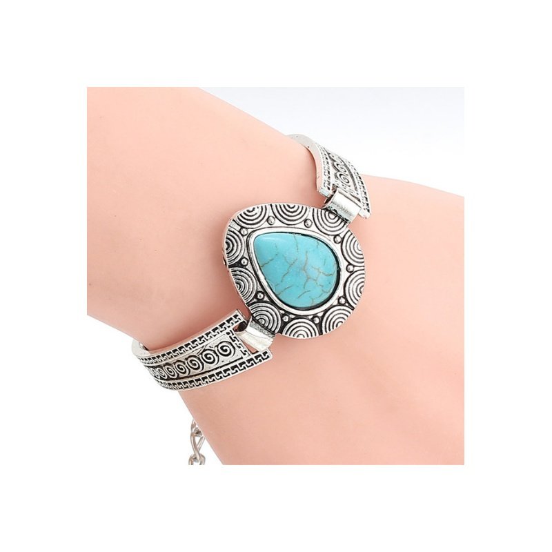 Pulsera de plata tibetana con flores | Ana Belkis Joyas