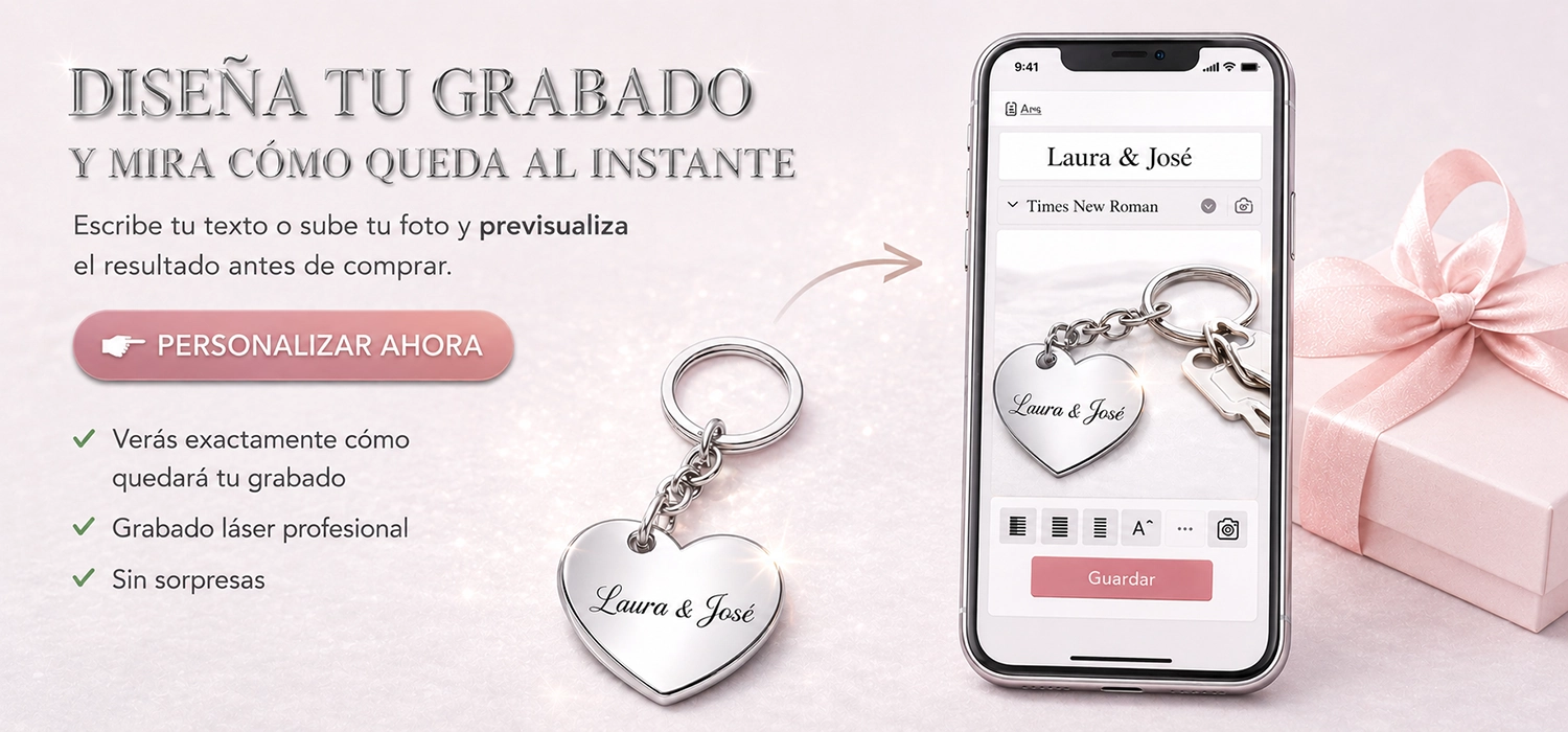 Diseña el grabado de tu joya personalizada en plata design