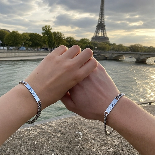 esclavas personalizadas para parejas