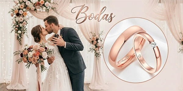 regalos personalizados para bodas alianzas gemelos para novios