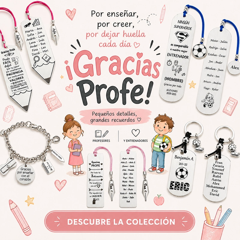 regalos personalizados para profesores fin de curso